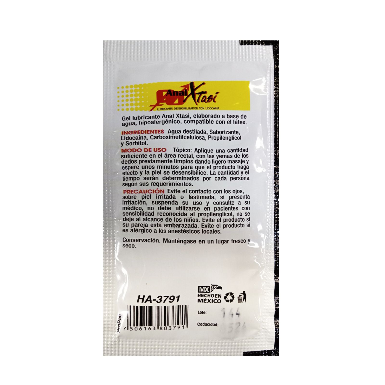 ANAL XTASI 10 GR - Tienda Venus